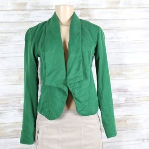Anthropologie Cartonnier Green Soft Blazer  sz 0